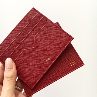 Personalized Leather Card Holder