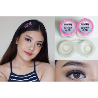 💖 Kitti Kawaii Mini Someday สายตา -00 ถึง -1000 brown gray Contactlens บิ๊กอาย คอนแทคเลนส์ ราคาถูกฟรีตลับ