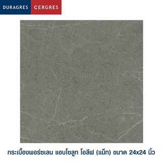 ดูราเกรส DURAGRES CERGRES กระเบื้องพอร์ซเลน แอบโซลูท โอลีฟ (แม็ท) ขนาด 24x24 นิ้ว (กล่อง 4 แผ่น)