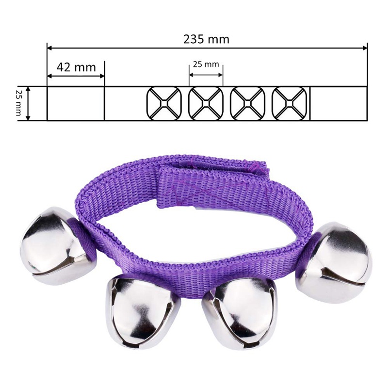 20pcsset Hand Held Tambourine Metal Bell Rattle Ball Percussion for KTV ...