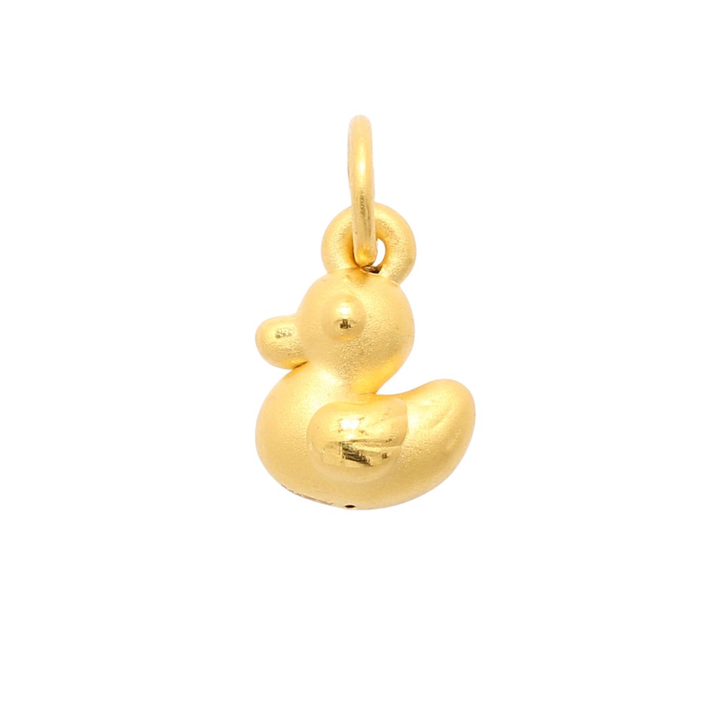 TAKA Jewellery 999 Pure Gold Pendant Duck