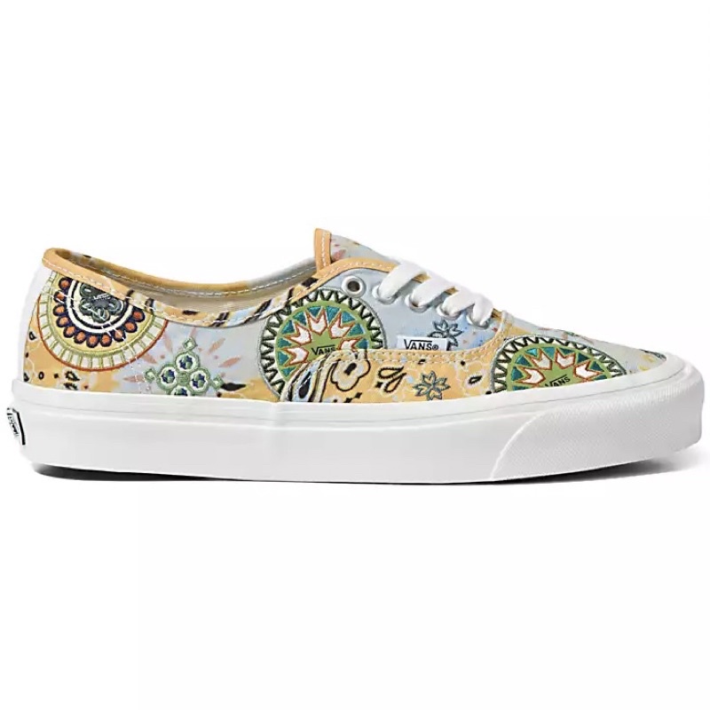 VANS AUTHENTIC 44 DX ANAHEIM FACTORY MIXED MOSAIC GOLD SNEAKERS สินค้ามีประกันแท้