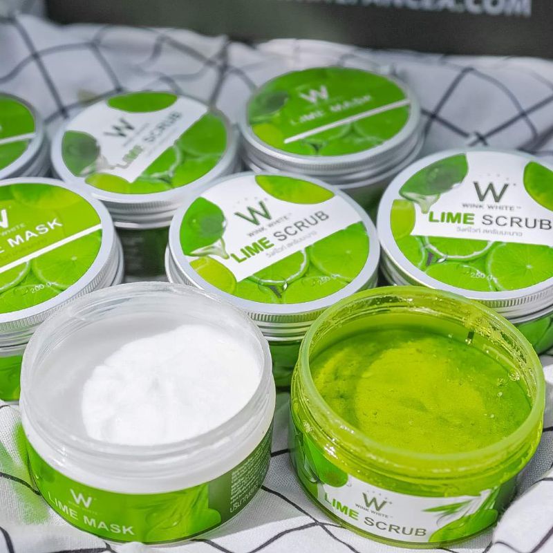 สครับมะนาวLIME Scrub & LIME Mask