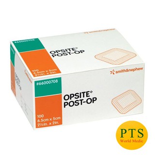 Opsite Post-OP 6.5x5cm แผ่นปิดแผลกันน้ำ (1 แผ่น)