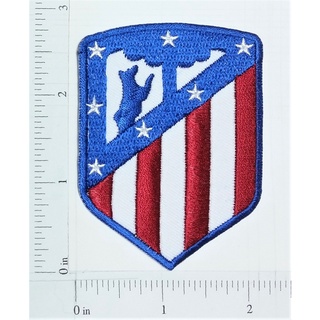 Atletico Madrid Football Club logo โลโก้ทีมฟุตบอล แอดเลติโก มาดริด ตัวรีดติดเสื้อ เย็บติดเสื้อ ตกแต่งเครื่องแต่งกาย