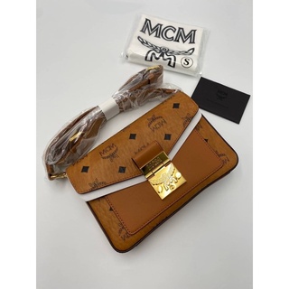 สด-ผ่อน📌แท้💯 MCM Small Millie Crossbody in Visetos Cognac