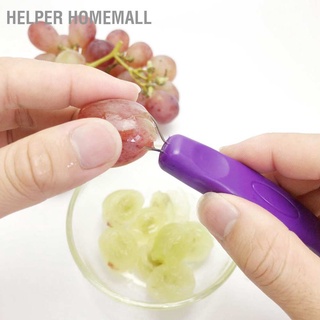 Helper HomeMall Purple Grape Peeler Remover Stainless Steel Mini Portable Fruit Tools Kitchen Gadgets