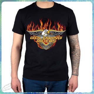 สินค้าขายดี ใหม่ เสื้อยืด พิมพ์ลาย Goldwing Riders สไตล์คลาสสิก แฟชั่นสําหรับผู้ชาย