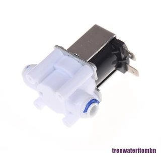 <mbn_hot>วาล์วน้ําไฟฟ้า 24V โซลินอยด์วาล์ว 1/4" การเชื่อมต่อท่อ RO
