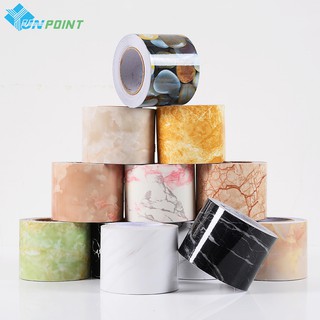 Yunpoint สติกเกอร์ ลายหินอ่อน กันน้ํา สําหรับติดตกแต่งผนังบ้าน ห้องนั่งเล่น ห้องครัว ห้องน้ํา พื้นหลังทีวี DIY