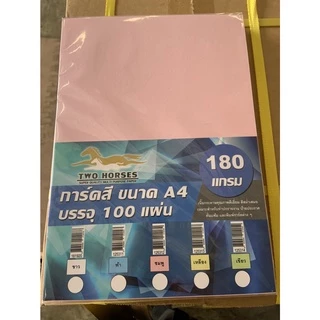 8.8 [มีส่งด่วน]🌟กระดาษการ์ดสี A4 หนา 120 150 180 แกรม (210x297มม) บรรจุ 100 แผ่น กระดาษหน้าปก ปกรายงาน