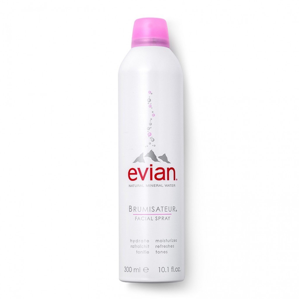 Evian Brumisateur facial spray 300ml  สเปรย์น้ำแร่เอเวียง คืนความสดชื่น ให้ความรู้สึกผ่อนคลาย