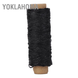 Yoklahoma ด้ายเย็บผ้าหนัง 150D/16 50 เมตรสําหรับเย็บรองเท้า