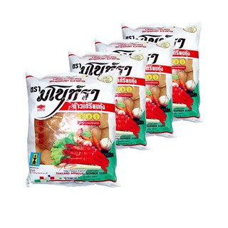 มโนราห์ ข้าวเกรียบกุ้งดิบ 500 กรัมx4 ถุง Manohra Shrimp Crackers 500 grams x4 bags