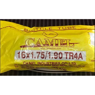 ยางในจักรยาน Camel 16X1.75/1.90 TR4A