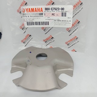 ปะกับตุ้มน้ำหนักแรงเหวี่ยง (แท้) The Cover Plate (YAMAHA) สำหรับรถรุ่น N-MAX รหัสสินค้า : (BB8-E7623-00)