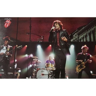 โปสเตอร์ วง ดนตรี The Rolling Stones ภาพวงดนตรี โปสเตอร์ติดผนัง โปสเตอร์สวยๆ poste