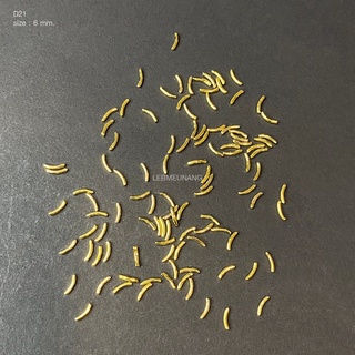 D21 แท่งโค้ง 6 mm. /100 ชิ้น