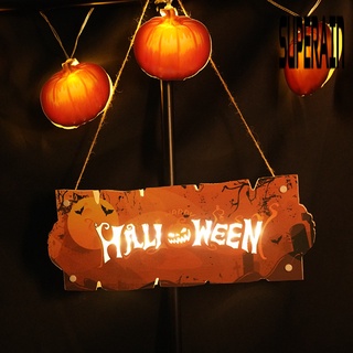 &lt;Halloween Decoration&gt; แผ่นป้ายแขวน ลายผีฮาโลวีน ไร้เสี้ยน น่าดึงดูด น่ากลัว สําหรับตกแต่งบ้าน