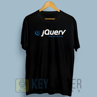 เสื้อยืด พิมพ์ลายโปรแกรมเมอร์ Jquery js it 13