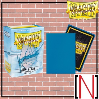 [Sleeve][ซองใส่การ์ด] DragonShield - Matte Sky Blue 100ใบ [MTG][Pokemon][Dragon shield]