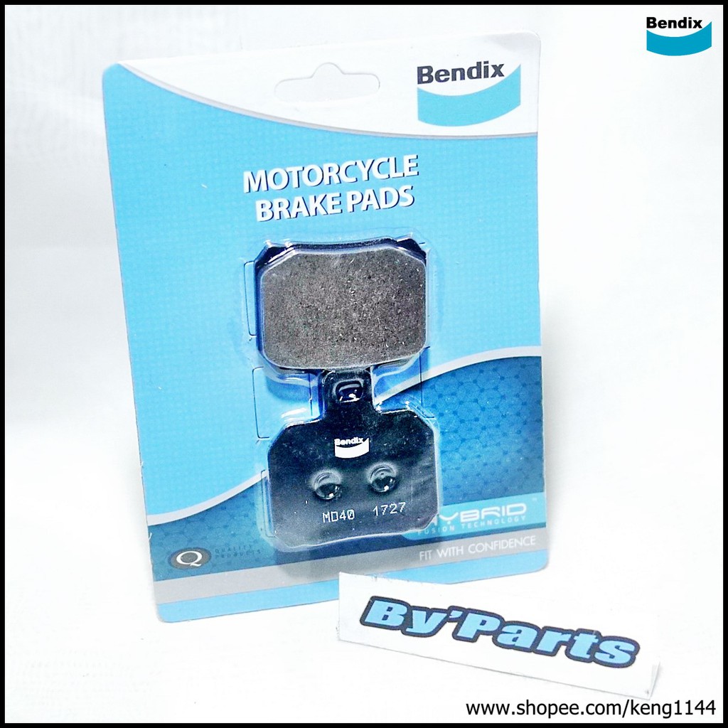 Bendix General CT MD40 FA266 (R) ผ้าเบรกมอเตอร์ไซต์ Brembo Ducati Monster 795, Multistrada 1200s, Di