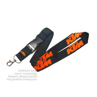 KTM Lanyard สายห้อยคอ ห้อยบัตร KTM สายหนา 2.5 ซม. สกรีนชัดสวยไม่ลอก