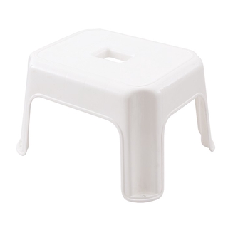 ✨ขายดี✨ เก้าอี้พลาสติก รุ่น 1165 สีขาว Short Plastic Stool No.1165 White Color