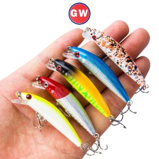 เหยื่อปลอม Minnow Lure เหยือตกปลา เหยื่อตกปลา เหยื่อปลอมตกปลา เหยื่อตกปลาช่อน ตะขอ Plastic Bait 1Pcs 6cm/3.8g เหยื่อตกปลานิล รอกตีเหยื่อปลอม ตกปลา Top Water Lure อุปกรณ์ตกปลา เหยื่อปลา