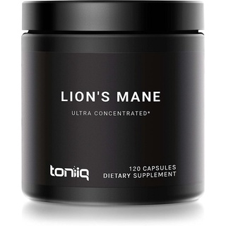 Toniiq – Lion’s Mane Ultra concentrated 18,000 mg. 120 Capsule 📌 exp.05/2025 📌 บำรุงสมอง เสริมสร้างภูมิคุ้มกัน