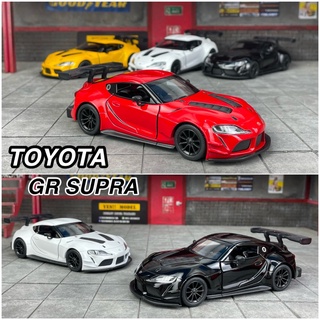 โมเดลรถเหล็ก โตโยต้า Toyota Supra GR รถโมเดล โมเดลรถโตโยต้าซูปร้า สเกล 1:36 โมเดลรถแข่ง