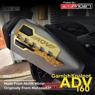 Motopad27 ฝาครอบท่อไอเสีย อุปกรณ์เสริม สําหรับ Honda ADV 160 Garnis Cover ADV 160 2022