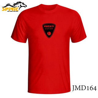 Katun DUCATI เสื้อยืด ผ้าฝ้าย พรีเมี่ยม พิมพ์ลาย DUCATI CORSE MOTO GP RACING DUCATI สําหรับผู้ชาย