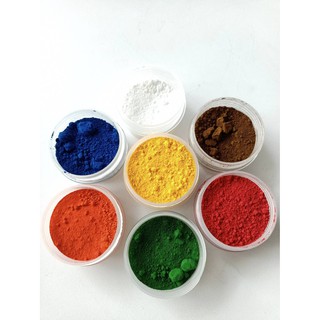 สีผสมช็อกโกแลต สีผง เซท 7 สี 5g.