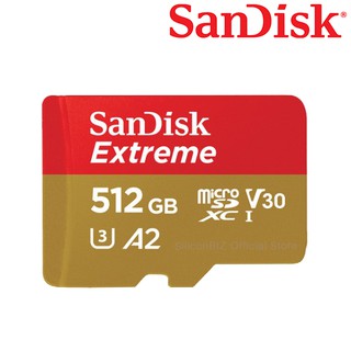 SanDisk Extreme microSD Card 512GB R/W 160/90Mb/s (SDSQXA1_512G_GN6MA) เมมโมรี่ การ์ด แซนดิส ใส่ โทรศัพท์ Samsung Synnex