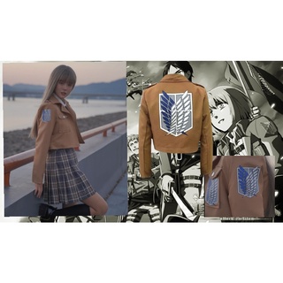 7C175 แจ็คเก็ตกองกำลังสำรวจ ผ่าพิภพไททัน - Jacket of Survey Corps Attack on Titan Costumes