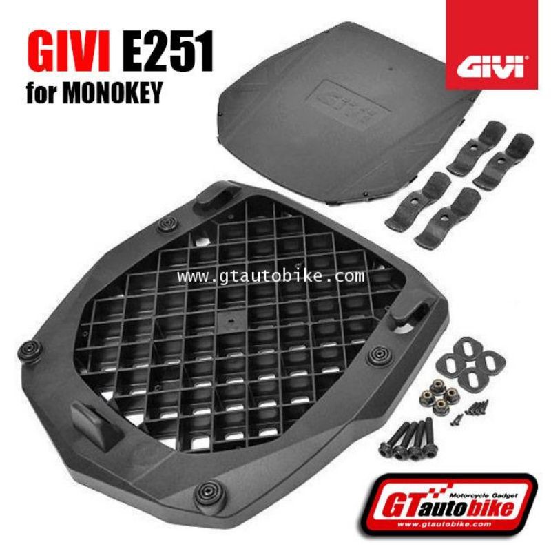 ถาดบน​ GIVI E251 ติดกล่องท้ายมอไซค์​ GIVI​ ITALY