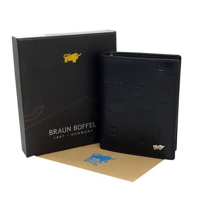 กระเป๋าสตางค์ผู้ชายหนังแท้ Braun Buffel