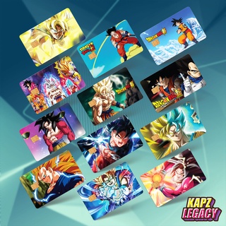 สติกเกอร์การ์ดธนาคาร KapzLegacy Dragon Ball Super ATM ลายอนิเมะ Touch n Go Skin Bank Debit Credit TnG Cards Chip