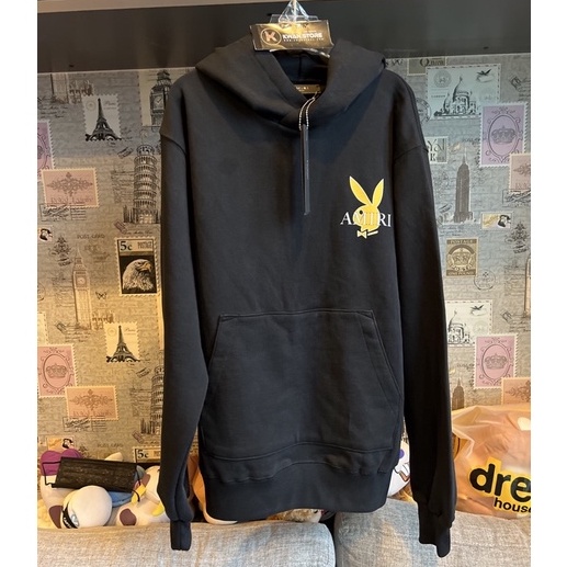 新品同様 AMIRI PLAYBOY COVER BUNNY HOODIE M 【激安アウトレット