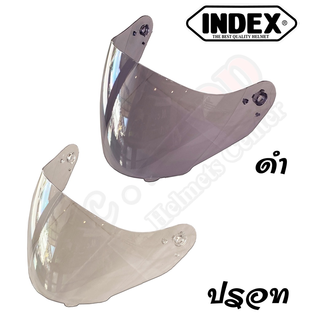 ชิวหน้าหมวกกันน็อคเต็มใบเปิดหน้า INDEX MONZA มี 3 สี