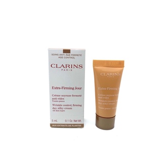 Clarins คลาแรงส์ เดย์ครีม บำรุงผิวหน้า สูตรกลางวัน CLARINS day cream 5 ml. ป้ายไทย