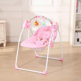 Baby เปลไกวไฟฟ้าอัตโนมัติ มีเสียงดนตรี ปรับระดับได้+USB