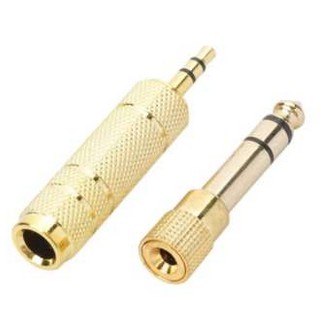 ลดราคา Di shop Gold Plated 6.3mm Male to 3.5mm Female + 3.5mm Male to 6.3mm Female Audio Connectors #ค้นหาเพิ่มเติม สายชาร์จกล้องติดรถยนต์ เครื่องมือ ซ่อม จักรยาน พกพา ถ่านกระดุม ตัวแปลงปลั๊กไมค์เป็นแจ็ค