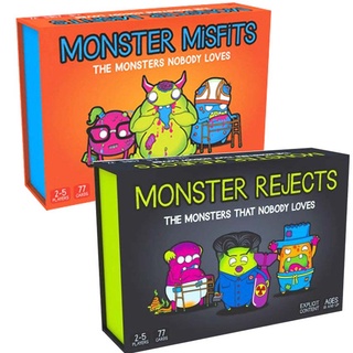 การ์ดเกม Monster Misfits Monster Rejects