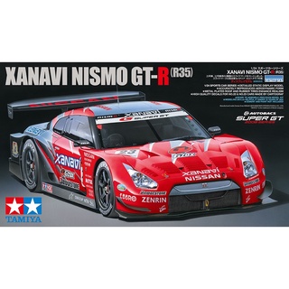 💥ใส่โค้ดลดเพิ่ม 20฿💥🏆 TAMIYA 24308 ชุดประกอบจำลองมาตราส่วน 1:24 XANAVI NISMO GT-R R35 NISSAN SKYLINE สร้างและทำสีเอง