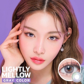 LuxzyLens lightly Mellow Gray ลัคซี่เลนซ์ แถมตลับ ค่าสายตา