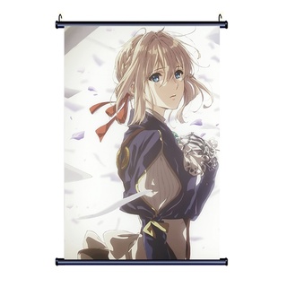 โปสเตอร์คอสเพลย์ การ์ตูนอนิเมะ Violet Evergarden Violet Manga สําหรับตกแต่งบ้าน