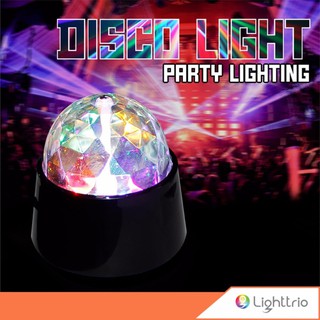 Lighttrio โคมดิสโก้ ไฟเทค ไฟปาร์ตี้ ไฟดิสโก้ ไฟ LED DISCO สำหรับปาร์ตี้ รุ่น EZY-LED-DISCO