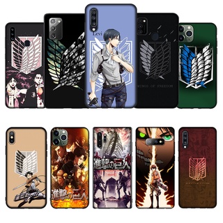 เคสโทรศัพท์ซิลิโคน TPU แบบนิ่ม ลายอนิเมะ Attack on Titan สําหรับ Huawei P20 P30 Pro P30 Lite SXDE3